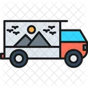 Branding Truck Truck Delivery Icon