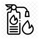Brandschutz Feuerloscher Notfall Symbol