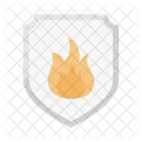 Feuer Schild Brennen Icon