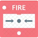 Feuer Brandschutz Feueralarm Symbol