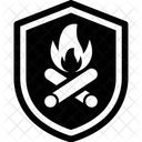 Feuer Sicherheit Tresor Symbol