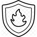Brandschutz Brandsicherheit Brandschutz Symbol