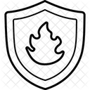 Brandschutz Brandsicherheit Brandschutz Symbol
