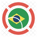 Brasil Bandeira Ícone