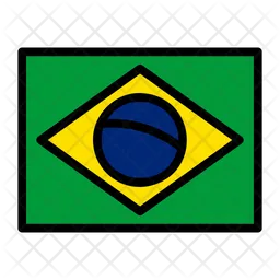 Brasil Flag Icono