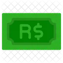 Brasilianischer Real Banknote Land Symbol