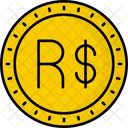 Brasilianischer Real Munze Geld Symbol