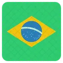 Brasilien Flagge Kreis Symbol