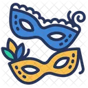 Brasilien Karneval Masken Symbol