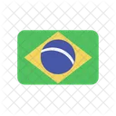 Brasilien Flagge Land Symbol