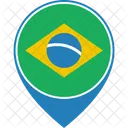 Brasilien Flagge Welt Symbol