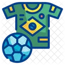 Brasilien fußball t-shirt  Symbol