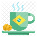 Kaffee aus Brasilien  Symbol