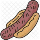 Bratwurst Sausage Hot 아이콘