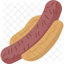 Bratwurst Sausage Hot 아이콘