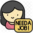 Brauche einen Job  Symbol