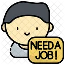 Brauche einen Job  Symbol