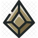 Diamantfarbenes Symbol Symbol