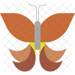 Brauner Schmetterling  Symbol