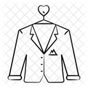 Brautigam Mantel Anzug Kostum Symbol