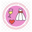 Hochzeitskleid  Symbol