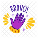 Bravo hand  Icon