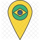 Brazil Brasil Country Icon
