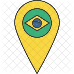 ブラジル Flag アイコン