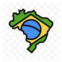 Brazil Brazil Map Brazil Country Map Icon