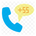 Brazil Country Code Phone Icon