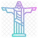 Brazil Christ Redeemer Icon