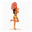 Brazil Dancer  Icon