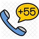 Brazil Dial Code  Icon