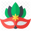 Brazil Festival Party Mask Icon