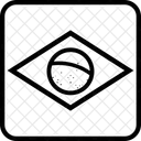 Brazil Brasil Country Icon