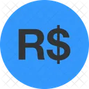 Brazilian Real Currency Icon