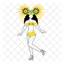 Brazilian Carnival Dancer Brazilian Lady Brazilian Icon