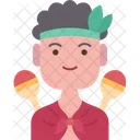 Brazilian Man  Icon