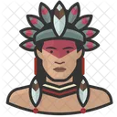 Brazilian Native Man Avatar User Icon