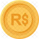 Brazilian Real Coin Coins Currency Icon