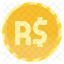 Brazilian Real Coin  Icon