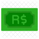 Brazilian Real Banknote Country Icon