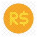 Brazilian Real Brazil Coin Icon