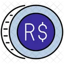 Brazilian Real Money Currency Icon