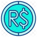 Brazilian Real Symbol Money Finance Icon