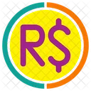 Brazilian Real Symbol Icon