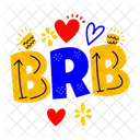 Brb Be Right Back Wait Icon