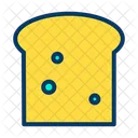 Loaf Food Brown Bread Icon