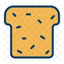 Loaf Food Brown Bread Icon