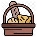 Bread Food Basket Icon